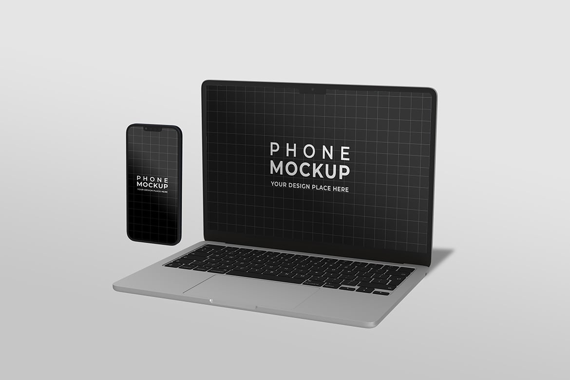 图片[4]-Macbook Laptop & Phone Mockup（841216）-技能树